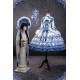 Bramble Rose Butterfly And Blue And White Porcelain One Piece(Reservation/Full Payment Without Shipping)